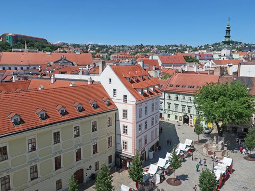 Map of Bratislava, Slovak Republic