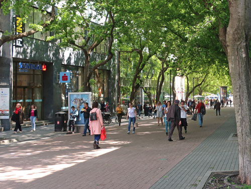 Shopping in Bratislava, Slovak Republic